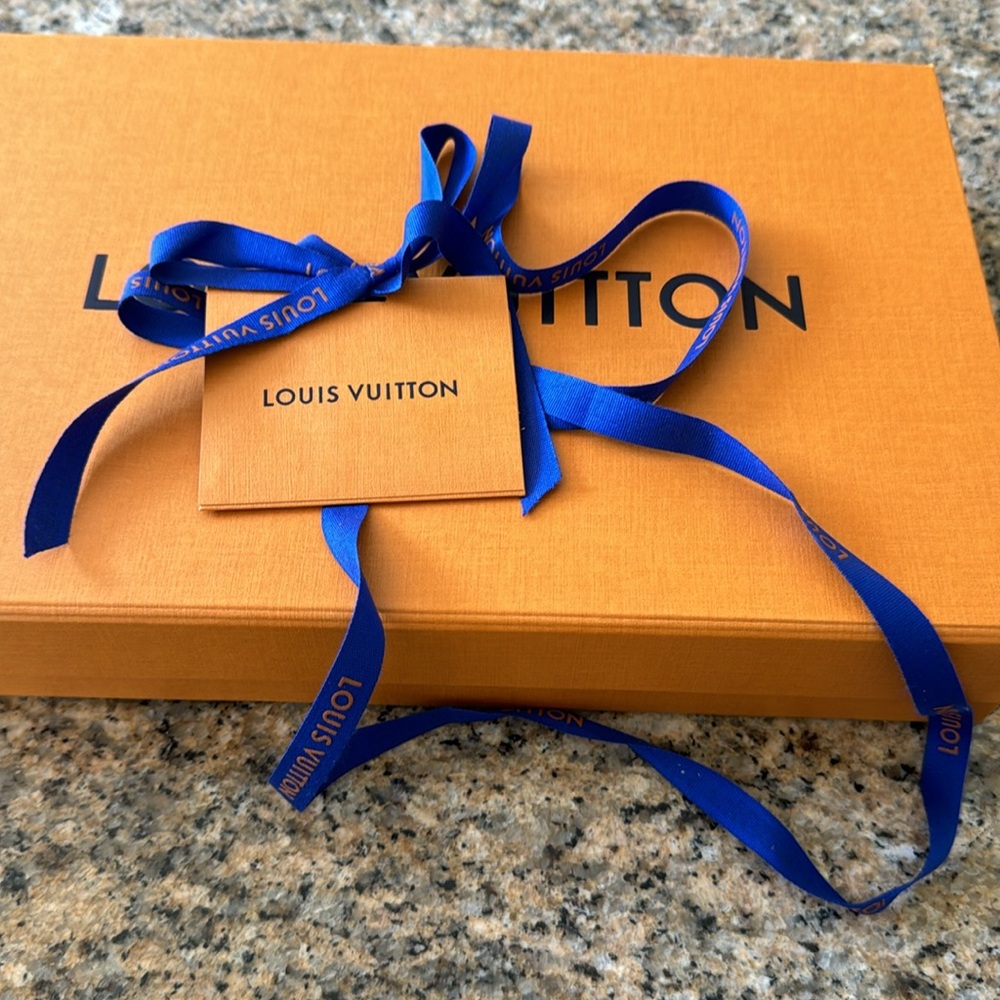 Authentic Louis Vuitton Box -12” x 8” x 2” with ribbon and card - Picture 3 of 5